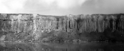 Clee Hil: flooded quarry