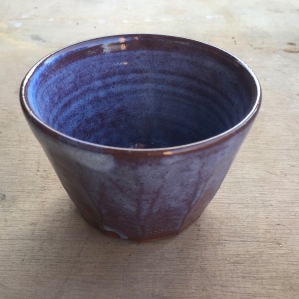 Well of the True Water clay cuach, with home made earthenware glaze